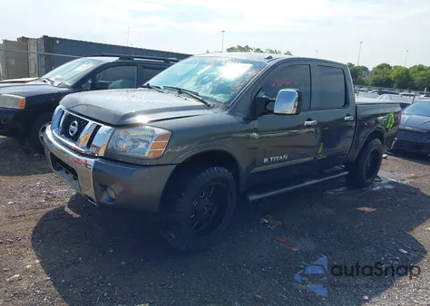 2008 Nissan Titan Le from USA, damaged, VIN 1N6BA07D28N315988